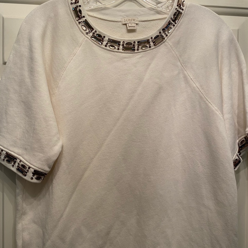 Beaded detail sweatshirt